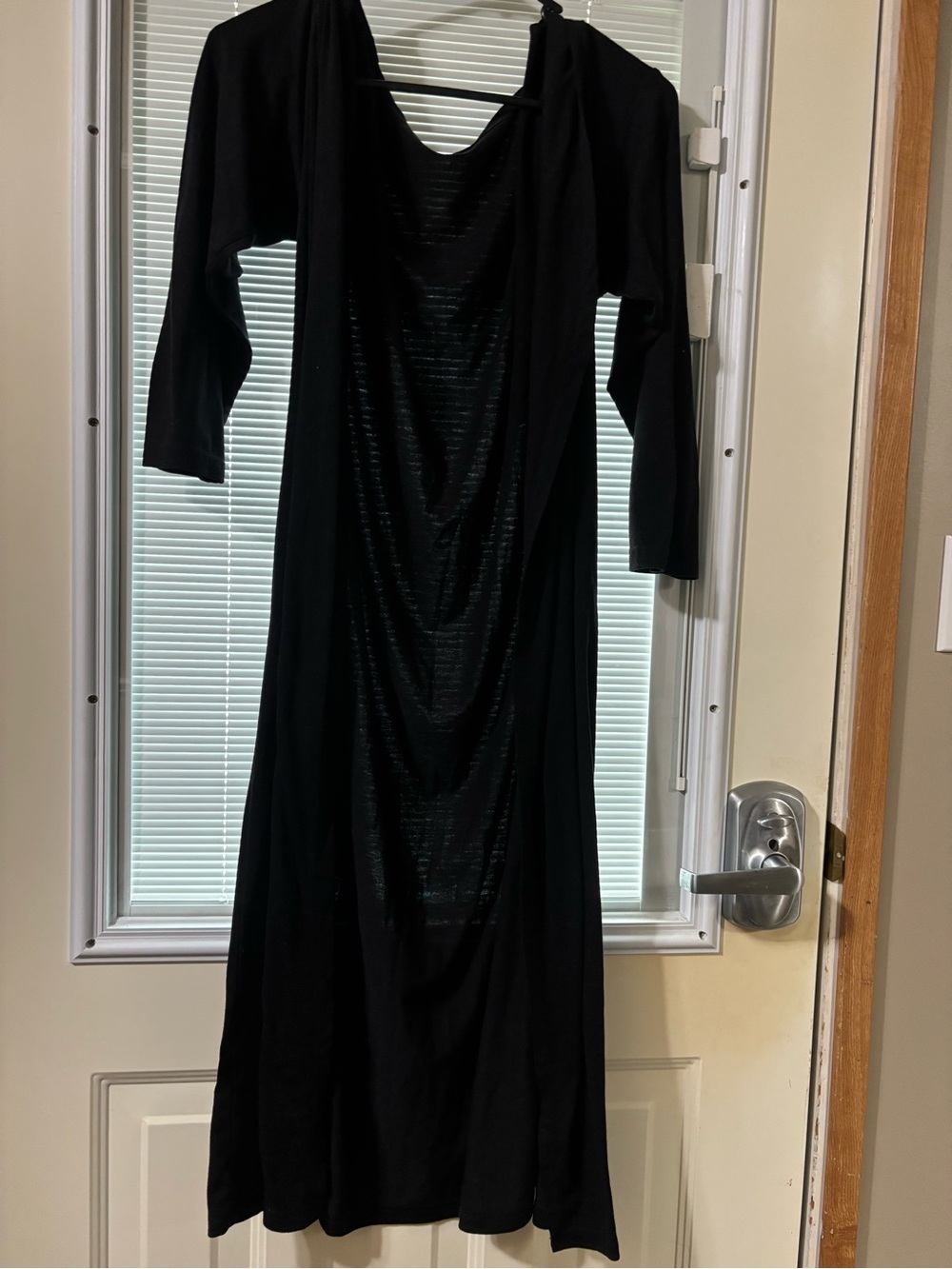 ✨5/$10 Black Long Sleeve Long Cardigan - Classic Women's Dress